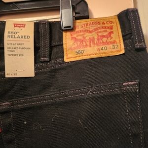 New Men's Levi's Black jeans